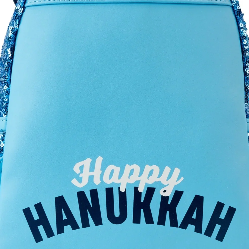 Loungefly Disney Mickey Happy Hanukkah Menorah Mini Backpack and Wallet